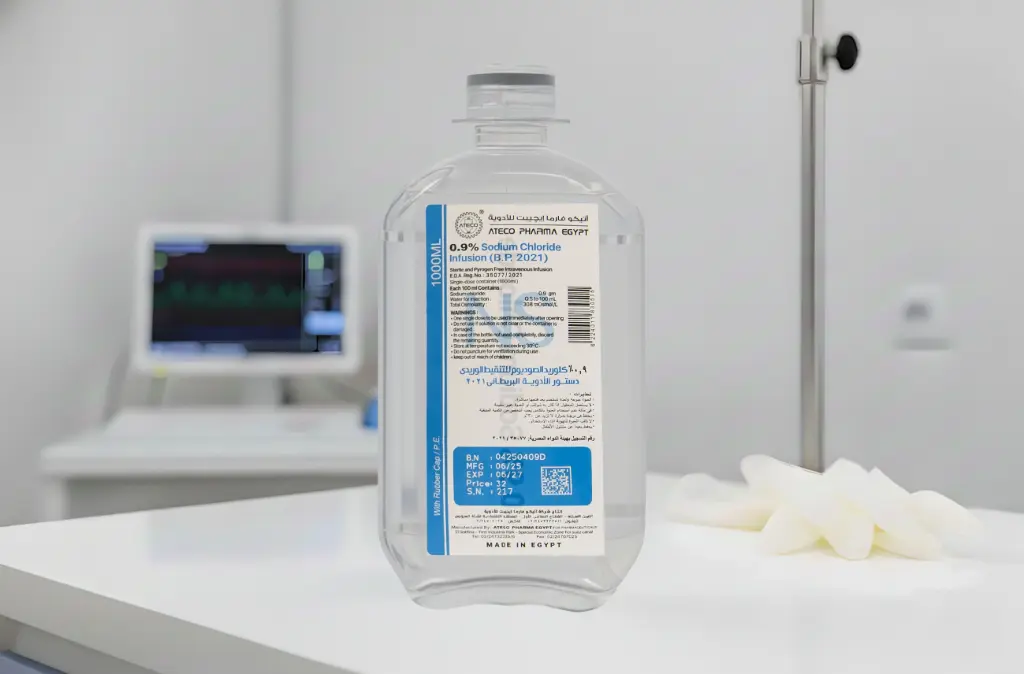 0.9 % Sodium Chloride infusion ( NS ) w.c 1000 ML (PE)