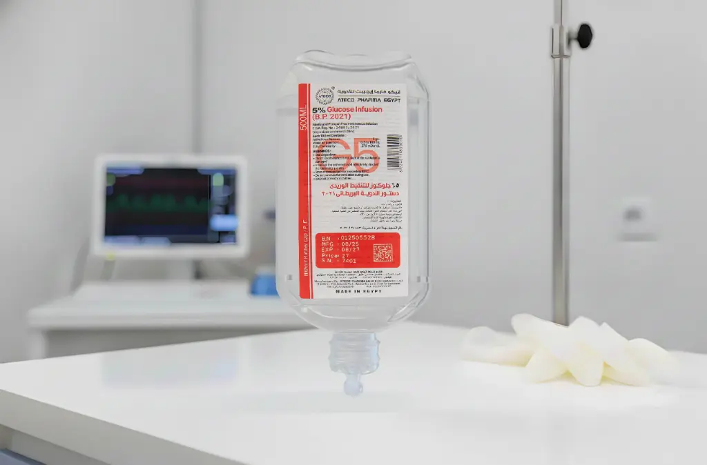 Glucose 5% Infusion (G5) W.O.C 500 ML