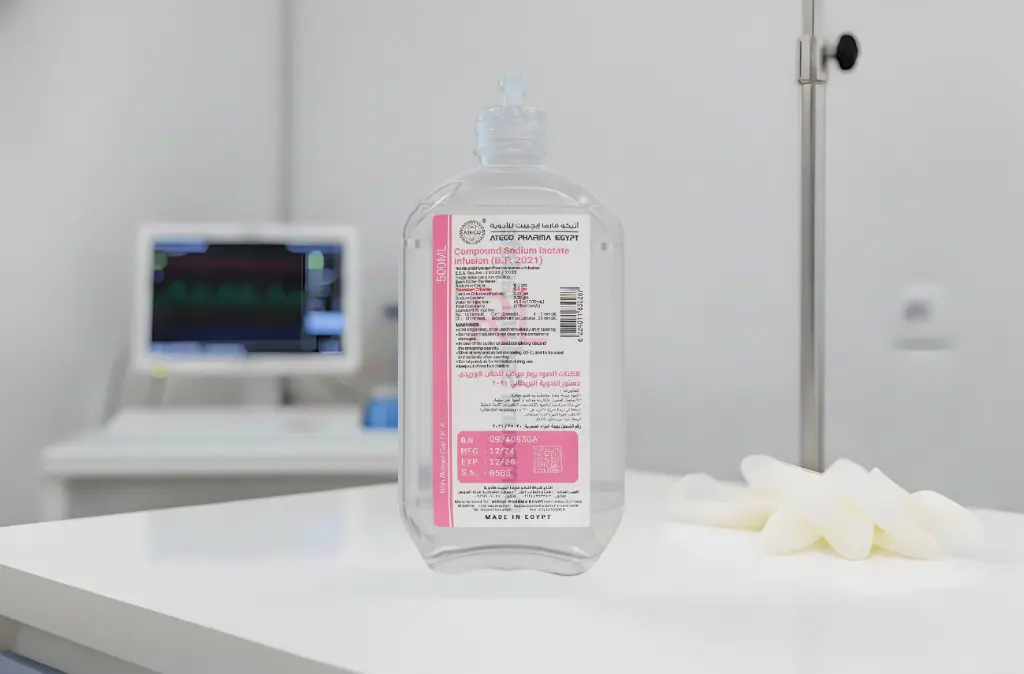 Compound Sodium Lactate ( Ringer Lactate ) Infusion(RL) W.O.C 500 ML