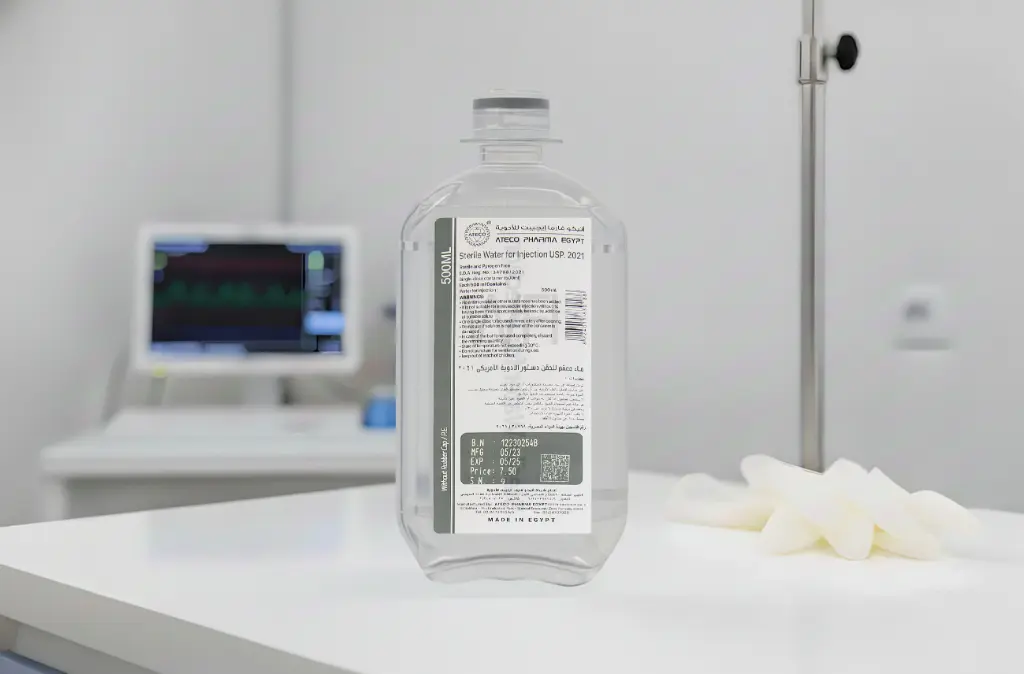 Sterile Water for Injection (WFI) W.C 500 ML